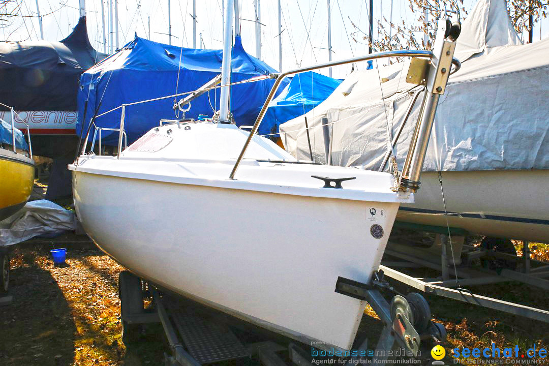 Bodenseeboot - Bootsaufbereitung: Langenargen am Bodensee, 13.03.2016