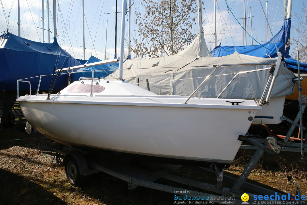 Bodenseeboot - Bootsaufbereitung: Langenargen am Bodensee, 13.03.2016