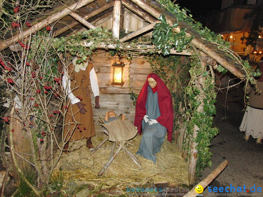 Mittelalter-Weihnachtsmarkt in Stetten am Bodensee am 12.12.2009