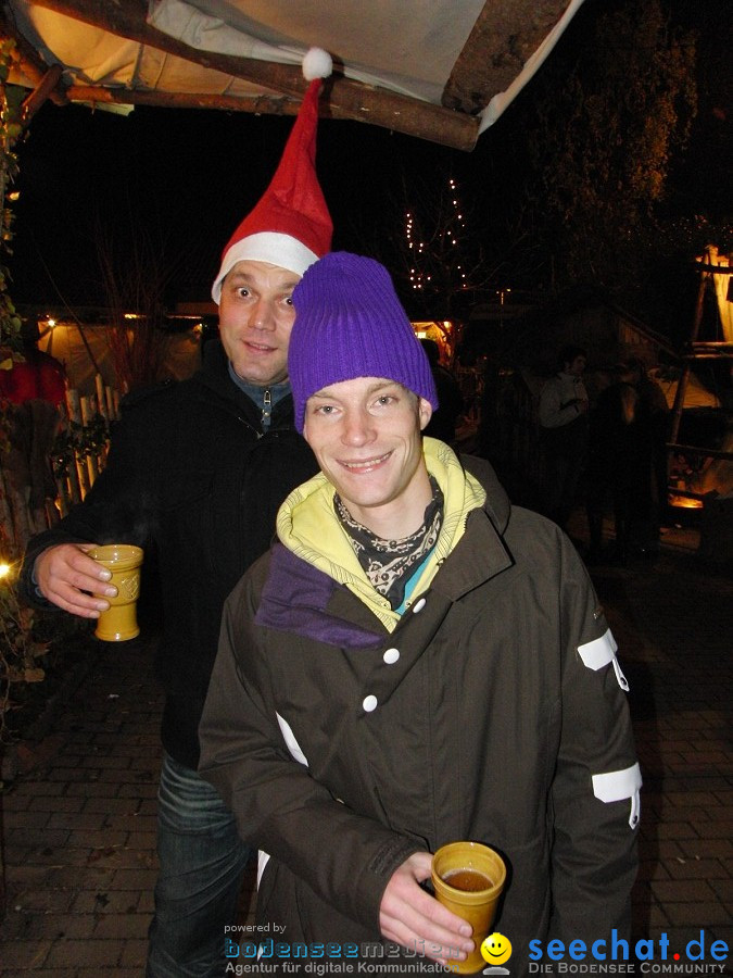 Mittelalter-Weihnachtsmarkt in Stetten am Bodensee am 12.12.2009