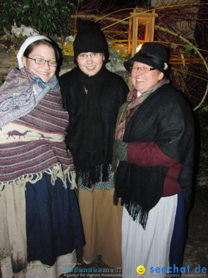 Mittelalter-Weihnachtsmarkt in Stetten am Bodensee am 12.12.2009