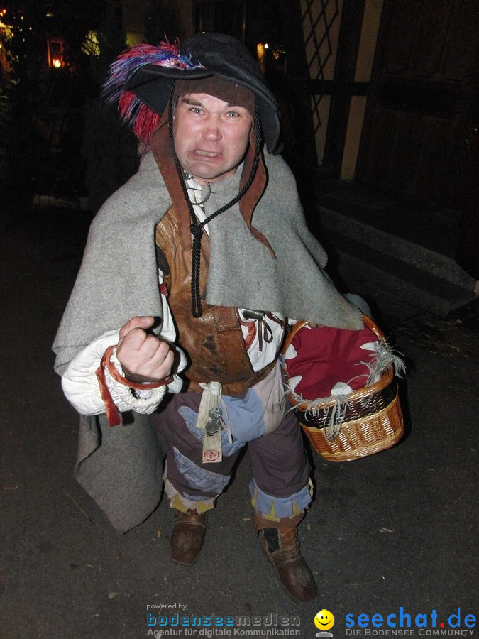 Mittelalter-Weihnachtsmarkt in Stetten am Bodensee am 12.12.2009