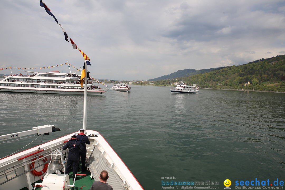 45. Internationale Flottensternfahrt: Bodensee - Bregenz, 30.04.2016