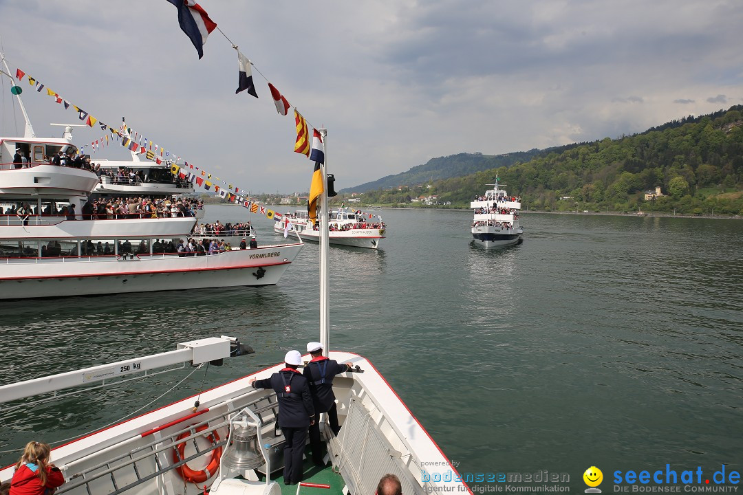 45. Internationale Flottensternfahrt: Bodensee - Bregenz, 30.04.2016