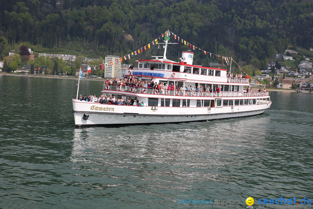 45. Internationale Flottensternfahrt: Bodensee - Bregenz, 30.04.2016