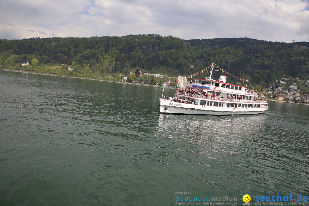 45. Internationale Flottensternfahrt: Bodensee - Bregenz, 30.04.2016