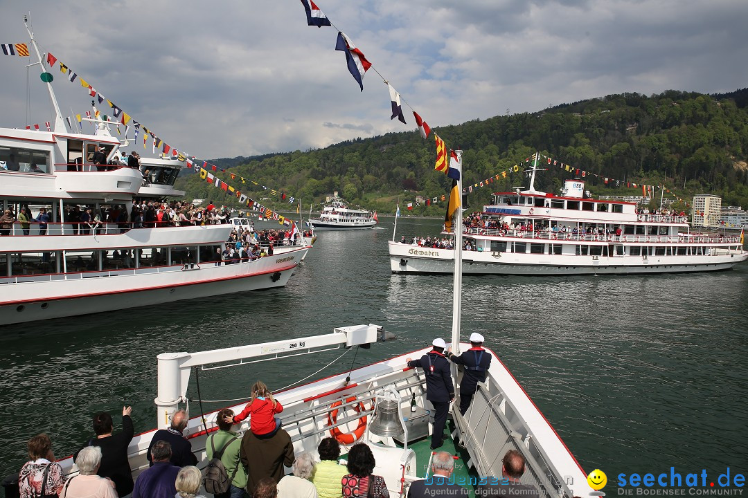 45. Internationale Flottensternfahrt: Bodensee - Bregenz, 30.04.2016