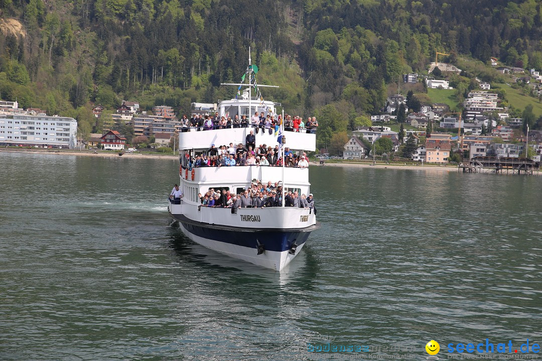 45. Internationale Flottensternfahrt: Bodensee - Bregenz, 30.04.2016