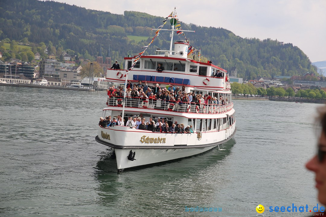 45. Internationale Flottensternfahrt: Bodensee - Bregenz, 30.04.2016