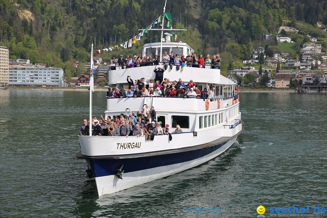 45. Internationale Flottensternfahrt: Bodensee - Bregenz, 30.04.2016