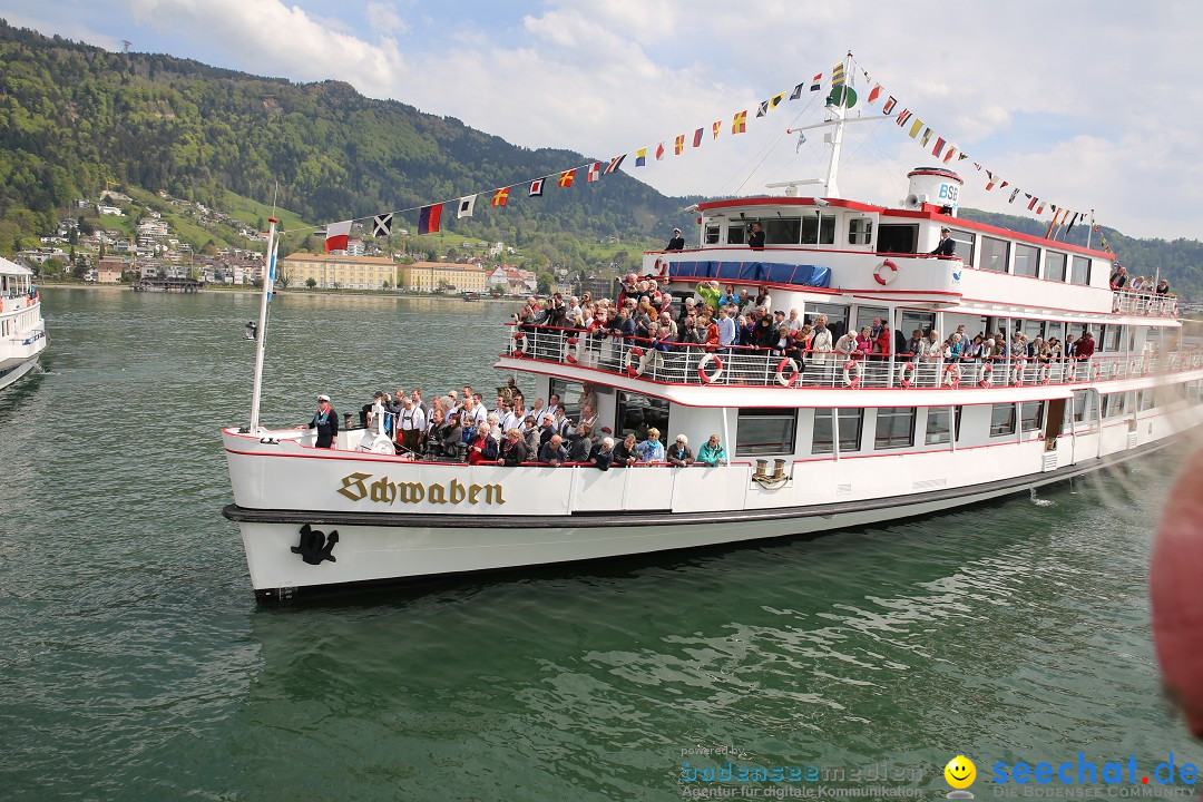 45. Internationale Flottensternfahrt: Bodensee - Bregenz, 30.04.2016