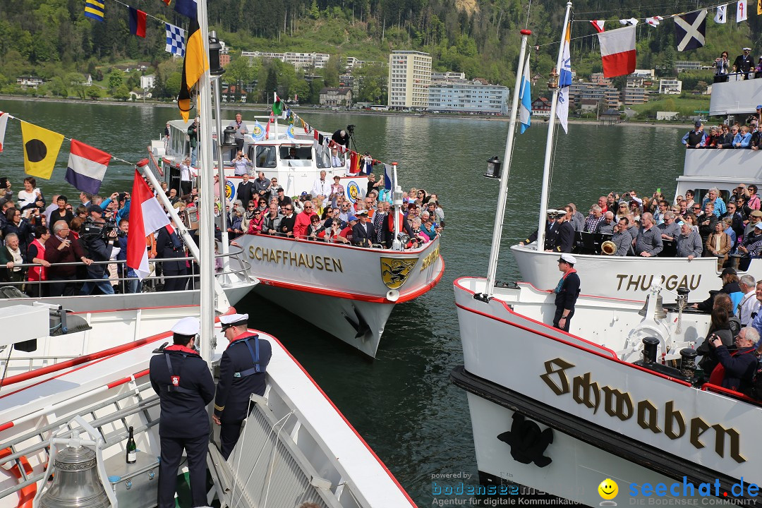 45. Internationale Flottensternfahrt: Bodensee - Bregenz, 30.04.2016