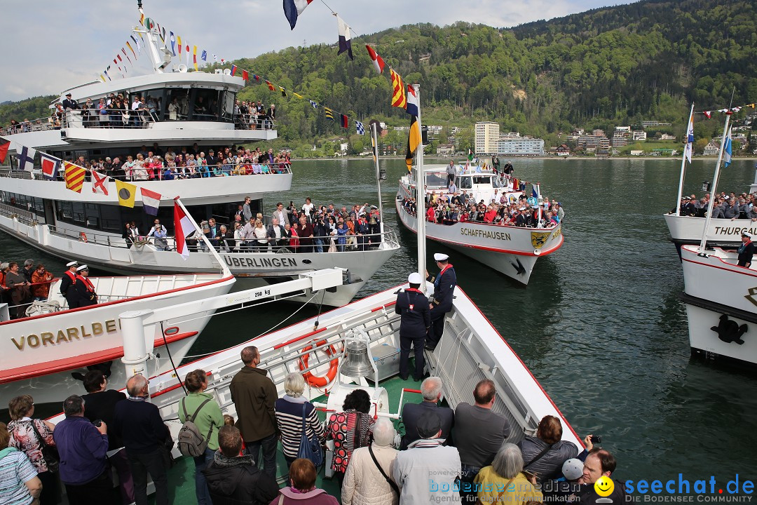 45. Internationale Flottensternfahrt: Bodensee - Bregenz, 30.04.2016