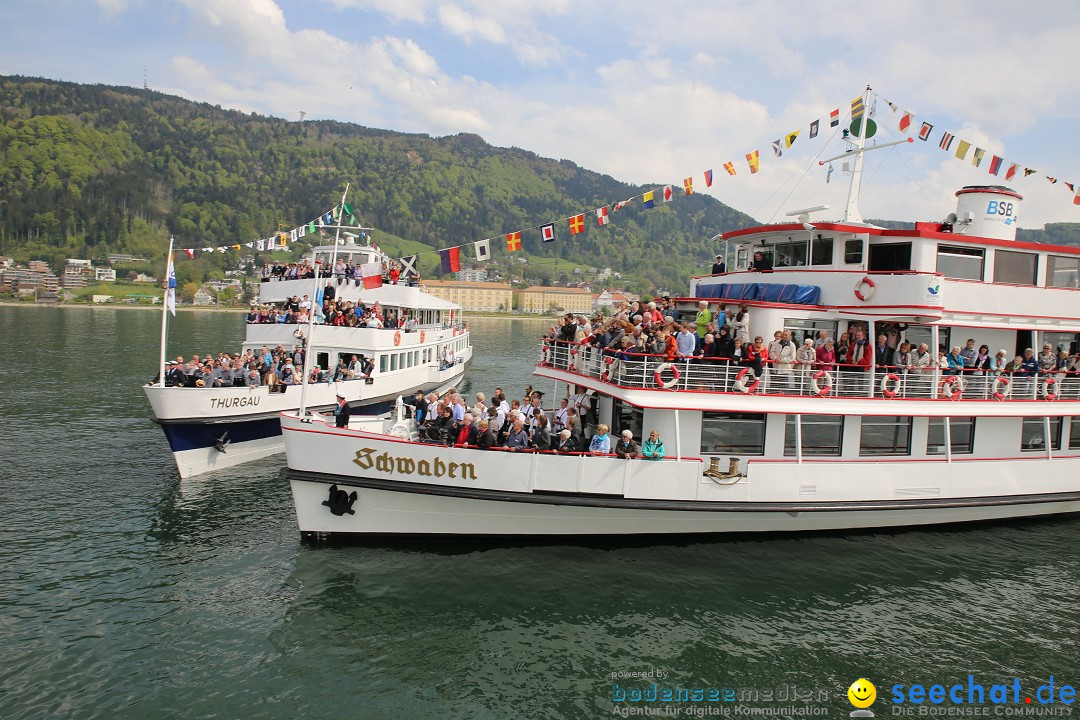 45. Internationale Flottensternfahrt: Bodensee - Bregenz, 30.04.2016