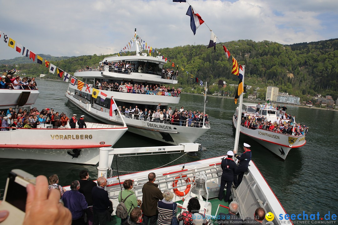 45. Internationale Flottensternfahrt: Bodensee - Bregenz, 30.04.2016