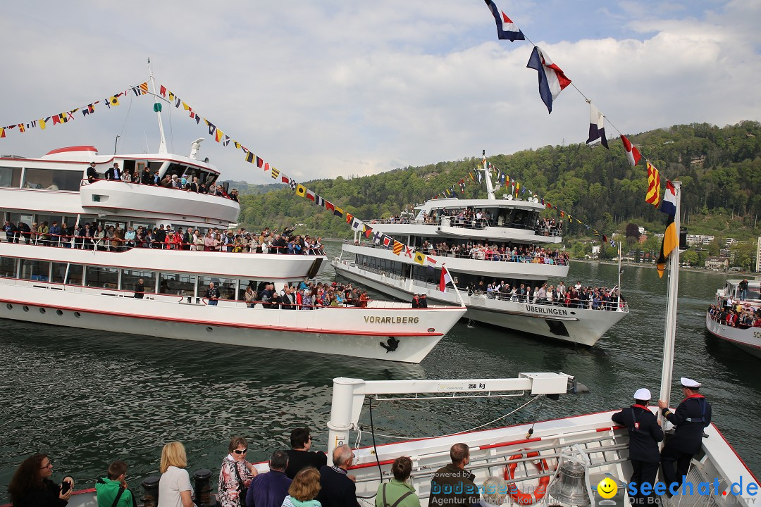 45. Internationale Flottensternfahrt: Bodensee - Bregenz, 30.04.2016