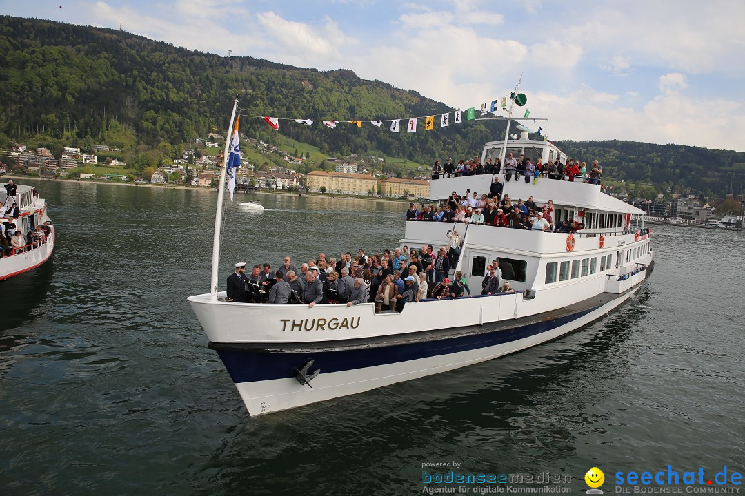 45. Internationale Flottensternfahrt: Bodensee - Bregenz, 30.04.2016