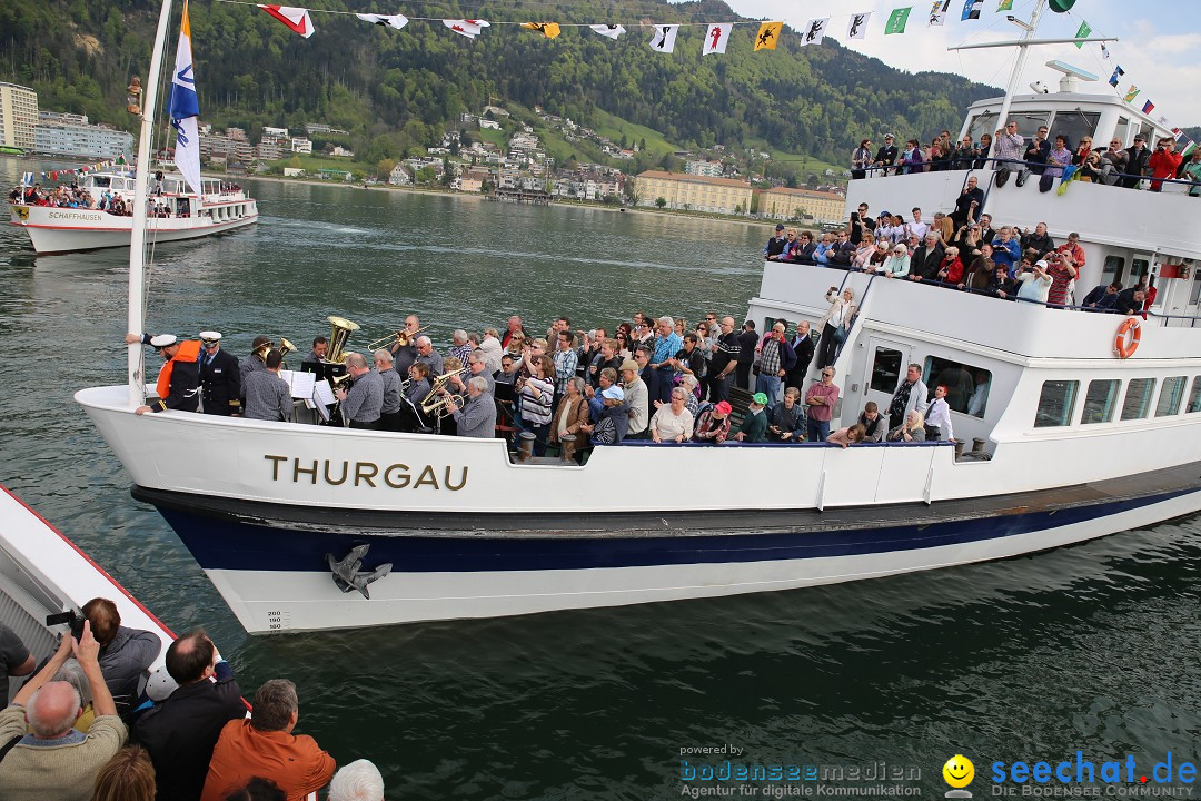 45. Internationale Flottensternfahrt: Bodensee - Bregenz, 30.04.2016