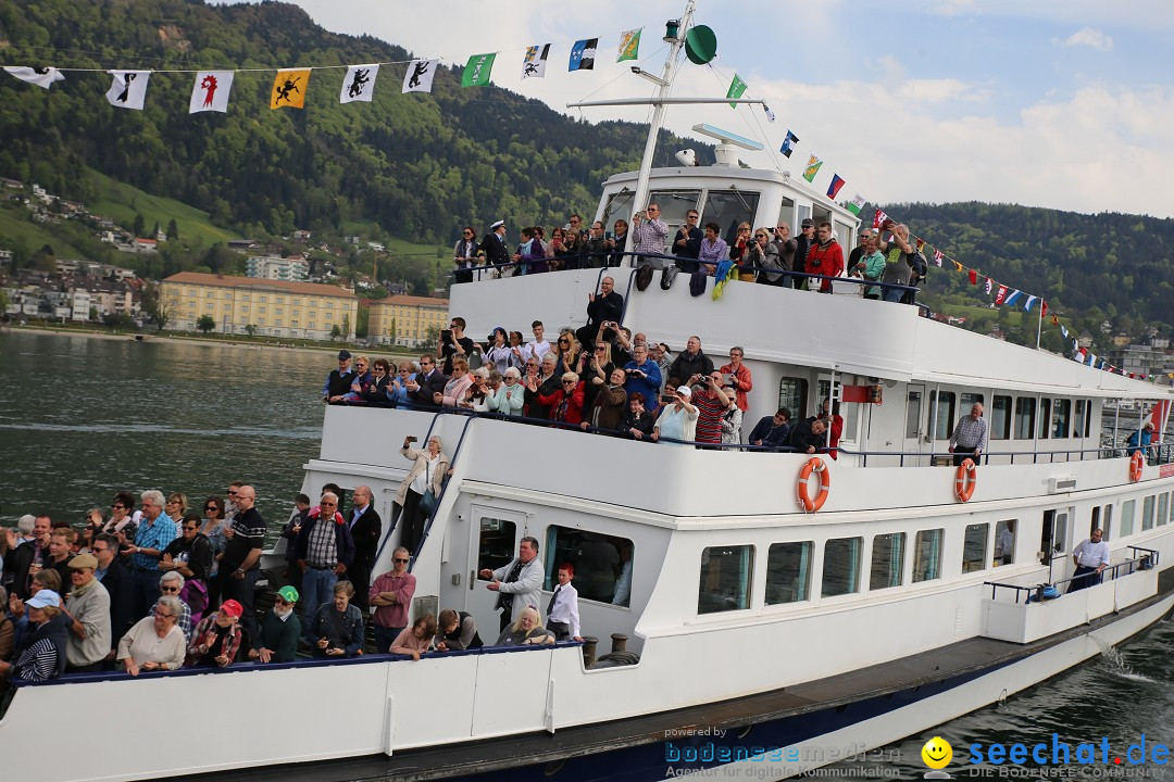 45. Internationale Flottensternfahrt: Bodensee - Bregenz, 30.04.2016