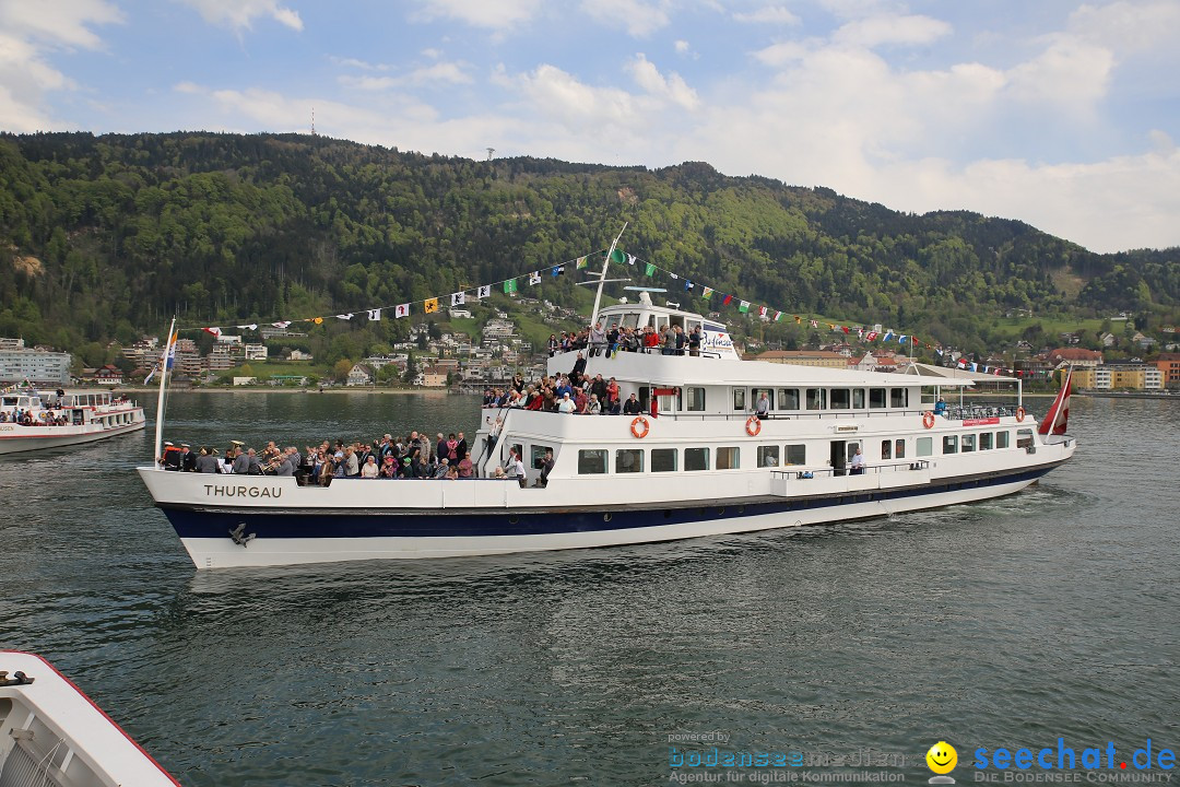 45. Internationale Flottensternfahrt: Bodensee - Bregenz, 30.04.2016