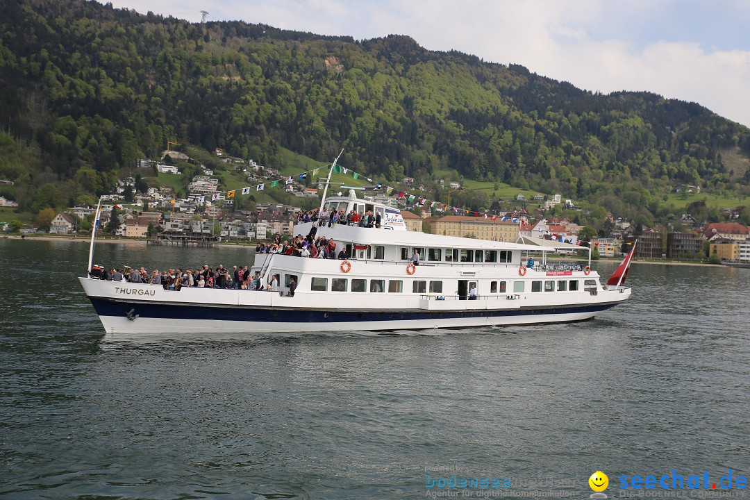 45. Internationale Flottensternfahrt: Bodensee - Bregenz, 30.04.2016