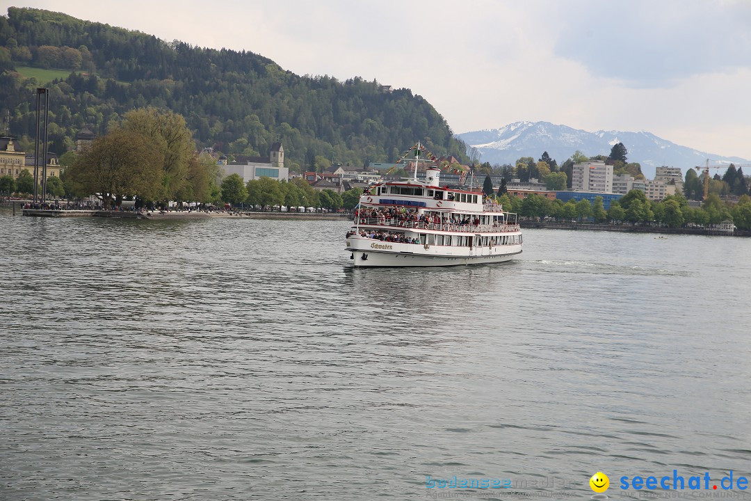 45. Internationale Flottensternfahrt: Bodensee - Bregenz, 30.04.2016