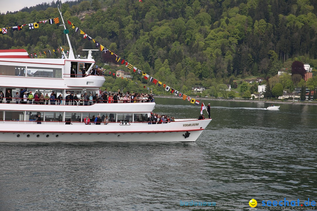 45. Internationale Flottensternfahrt: Bodensee - Bregenz, 30.04.2016