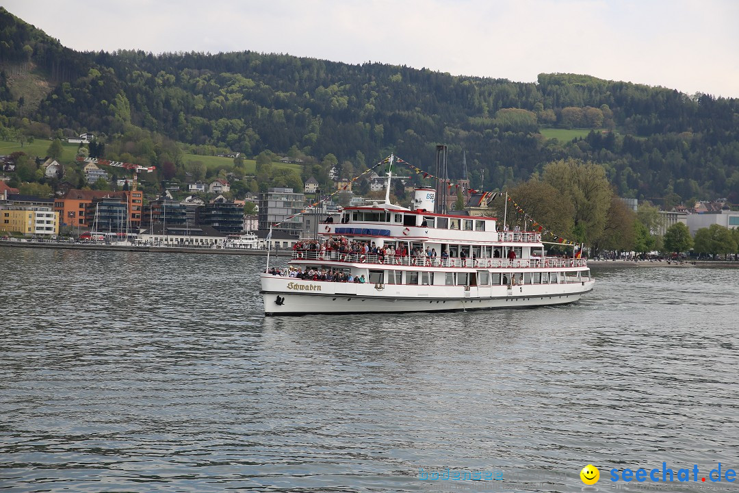 45. Internationale Flottensternfahrt: Bodensee - Bregenz, 30.04.2016