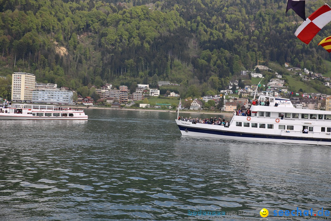 45. Internationale Flottensternfahrt: Bodensee - Bregenz, 30.04.2016