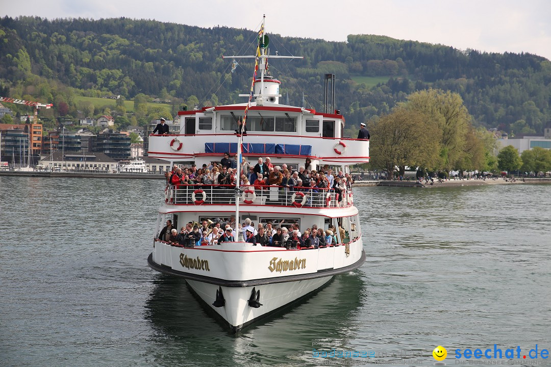 45. Internationale Flottensternfahrt: Bodensee - Bregenz, 30.04.2016