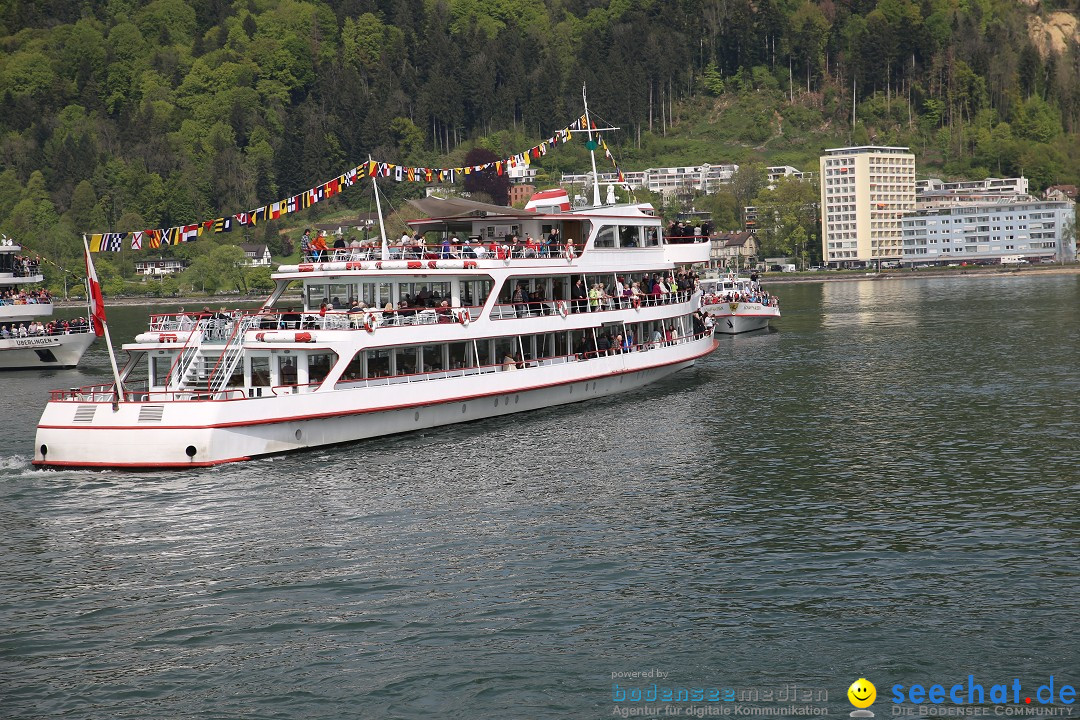 45. Internationale Flottensternfahrt: Bodensee - Bregenz, 30.04.2016