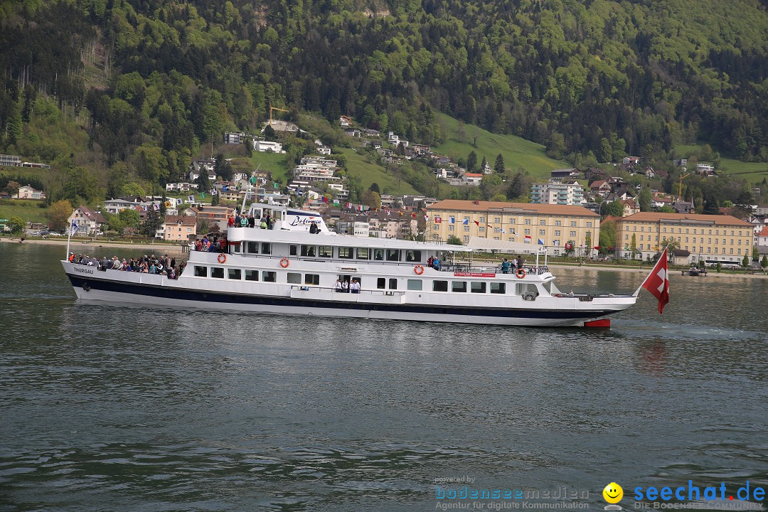 45. Internationale Flottensternfahrt: Bodensee - Bregenz, 30.04.2016