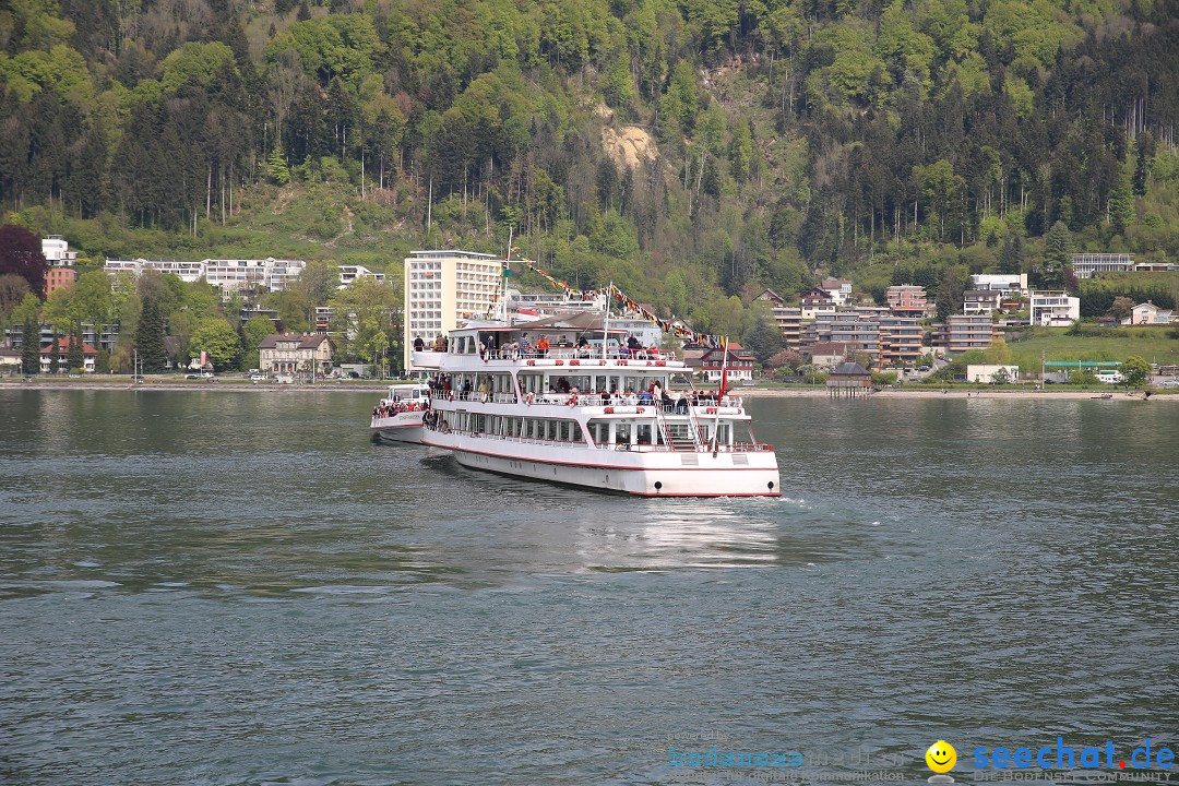 45. Internationale Flottensternfahrt: Bodensee - Bregenz, 30.04.2016