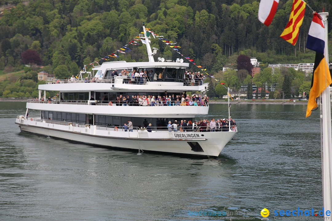 45. Internationale Flottensternfahrt: Bodensee - Bregenz, 30.04.2016