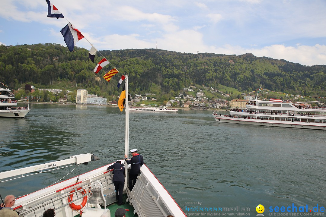 45. Internationale Flottensternfahrt: Bodensee - Bregenz, 30.04.2016