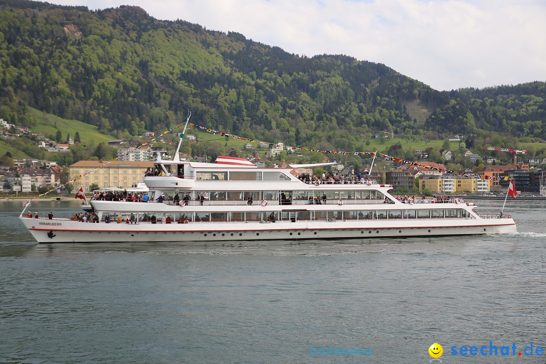 45. Internationale Flottensternfahrt: Bodensee - Bregenz, 30.04.2016