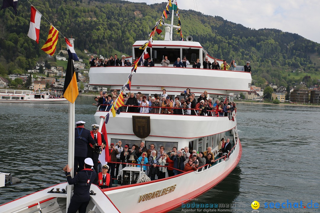 45. Internationale Flottensternfahrt: Bodensee - Bregenz, 30.04.2016