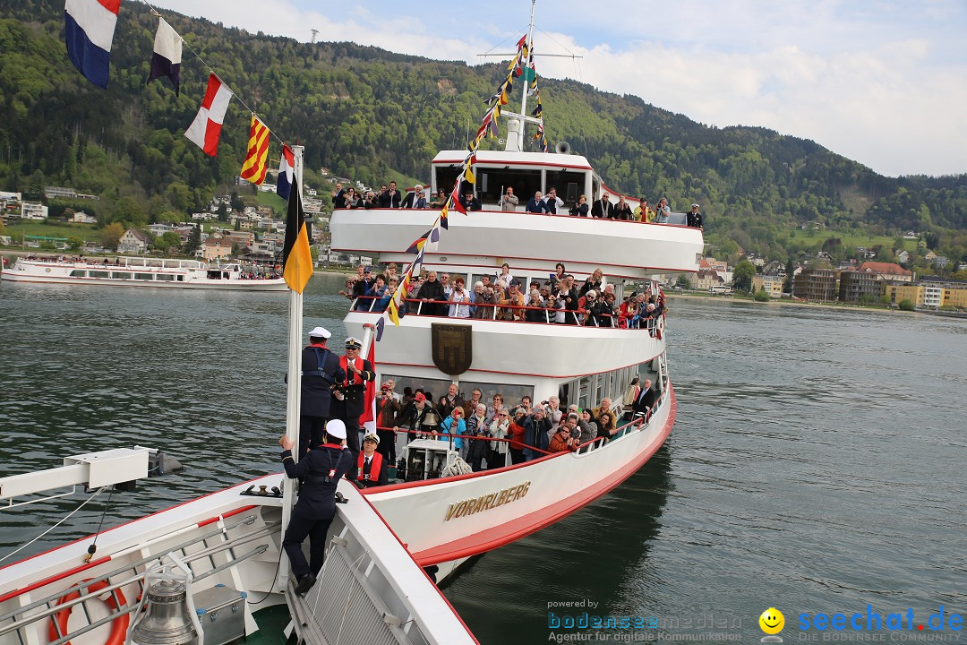 45. Internationale Flottensternfahrt: Bodensee - Bregenz, 30.04.2016