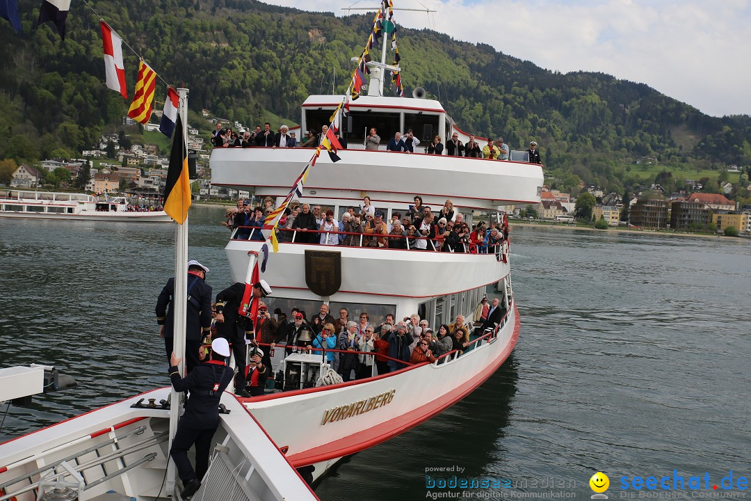 45. Internationale Flottensternfahrt: Bodensee - Bregenz, 30.04.2016