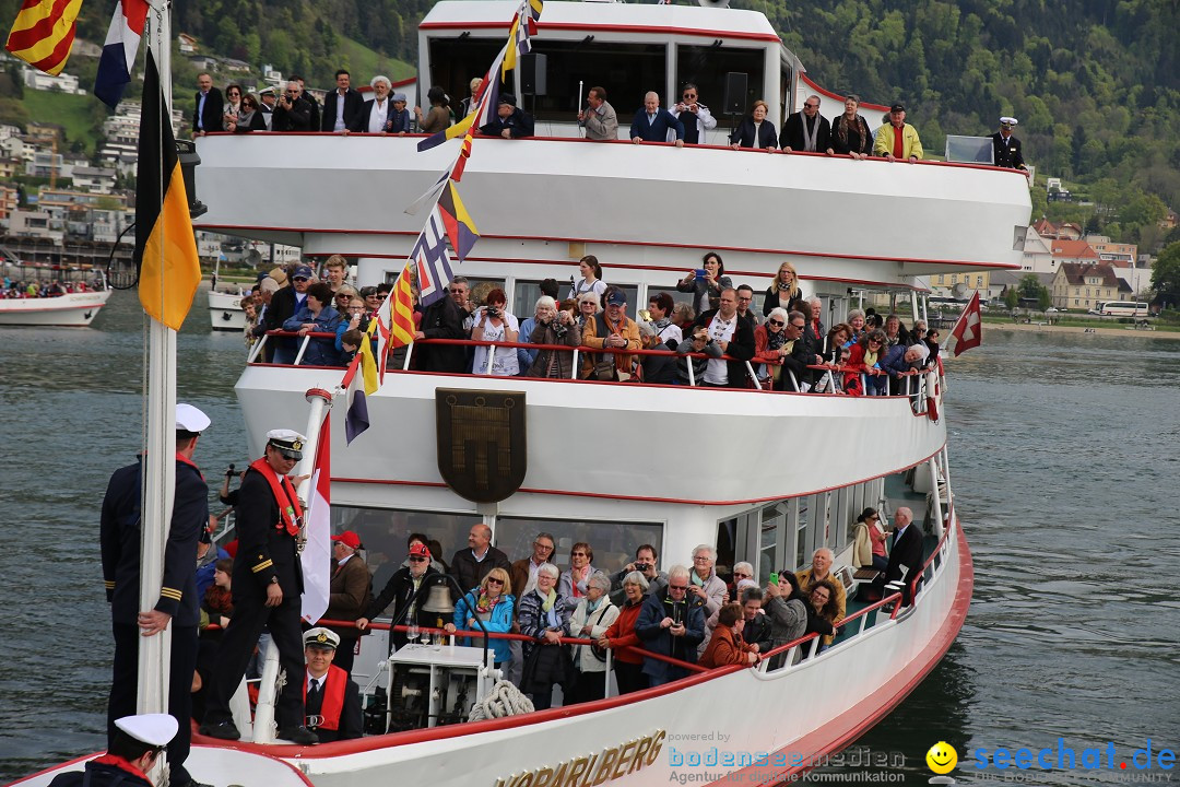 45. Internationale Flottensternfahrt: Bodensee - Bregenz, 30.04.2016