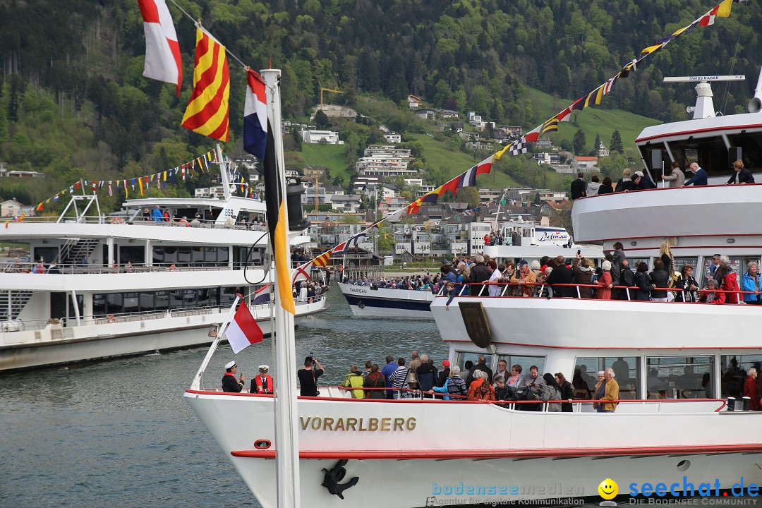 45. Internationale Flottensternfahrt: Bodensee - Bregenz, 30.04.2016