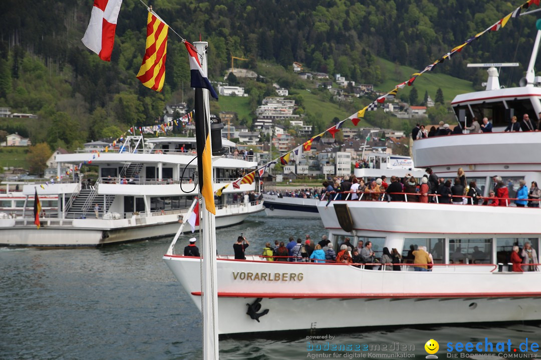 45. Internationale Flottensternfahrt: Bodensee - Bregenz, 30.04.2016