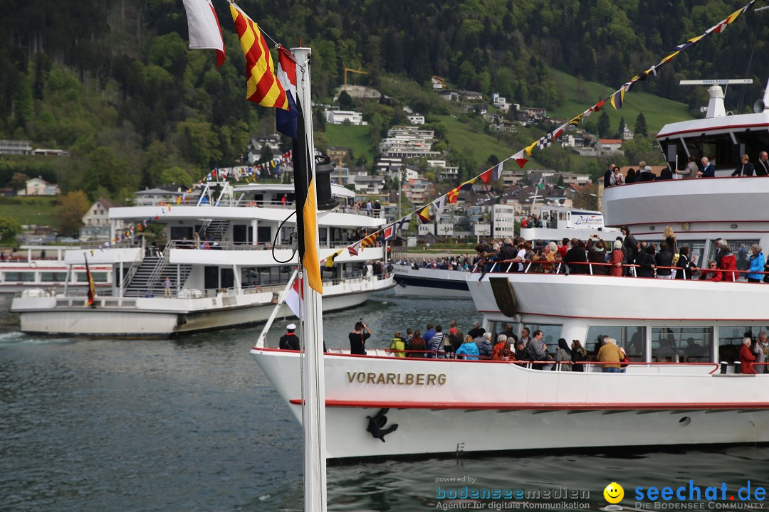 45. Internationale Flottensternfahrt: Bodensee - Bregenz, 30.04.2016