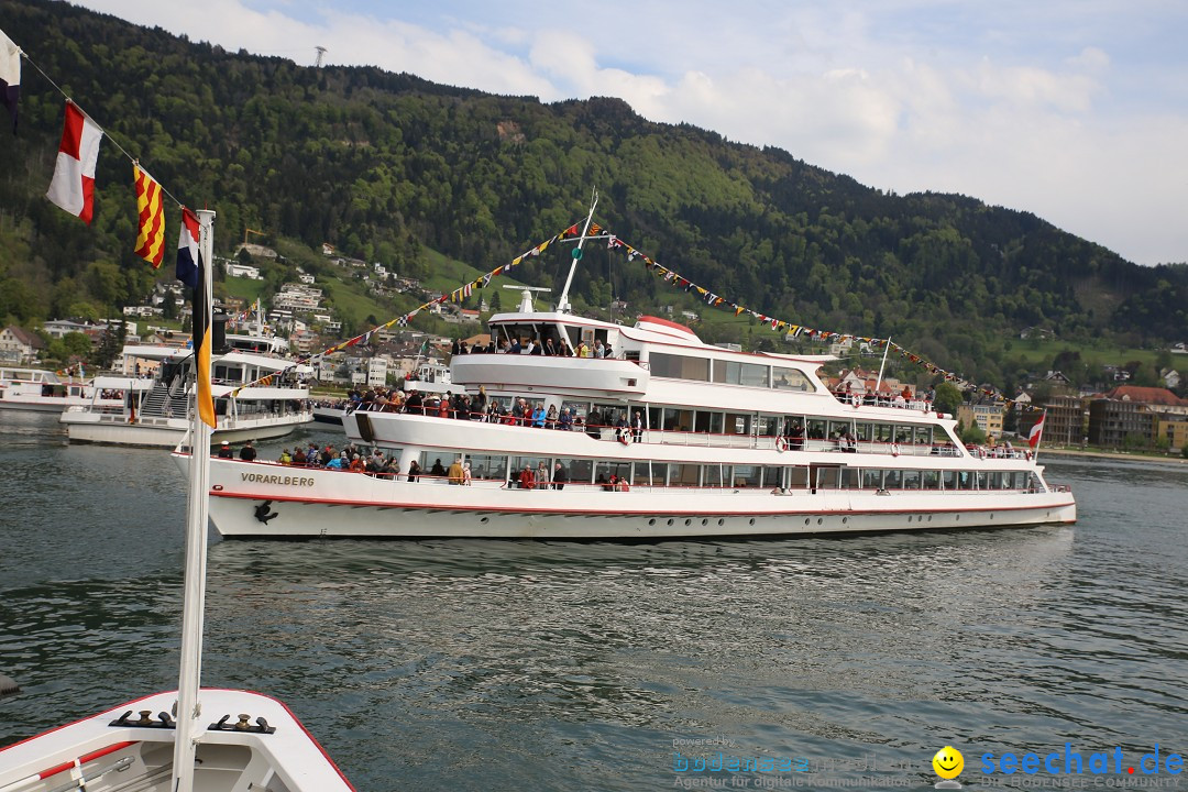 45. Internationale Flottensternfahrt: Bodensee - Bregenz, 30.04.2016