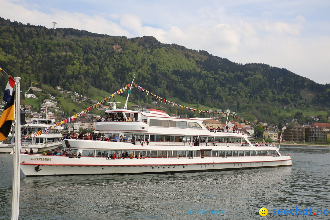 45. Internationale Flottensternfahrt: Bodensee - Bregenz, 30.04.2016