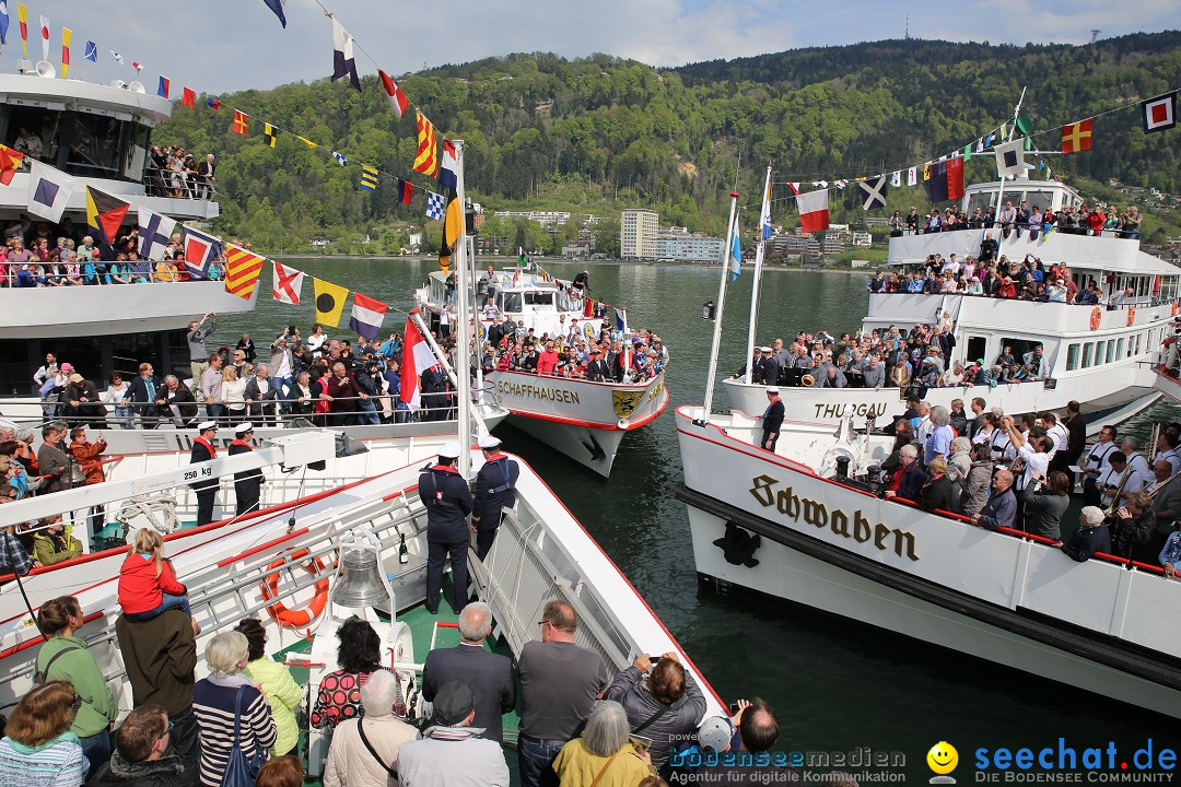 45. Internationale Flottensternfahrt: Bodensee - Bregenz, 30.04.2016