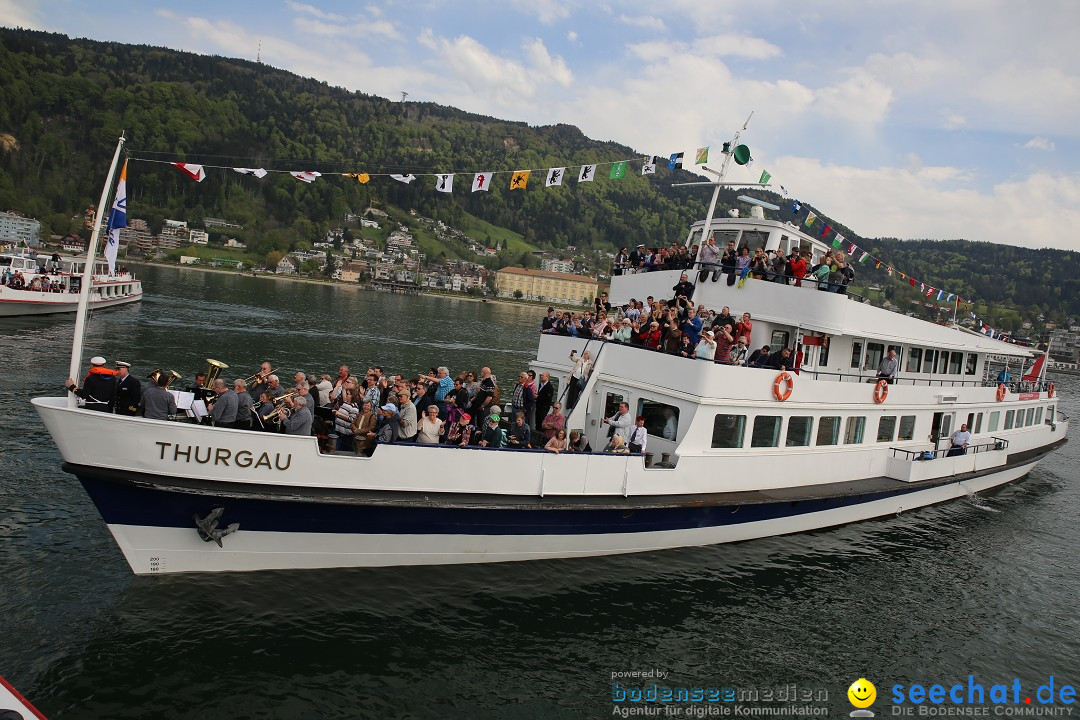 45. Internationale Flottensternfahrt: Bodensee - Bregenz, 30.04.2016