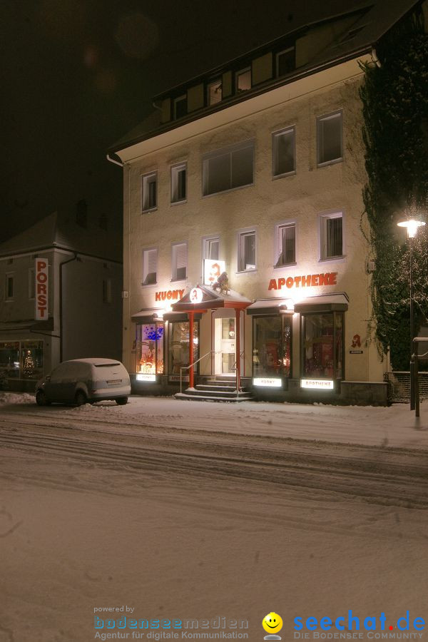 Nachtaufnahmen von Stockach am Bodensee