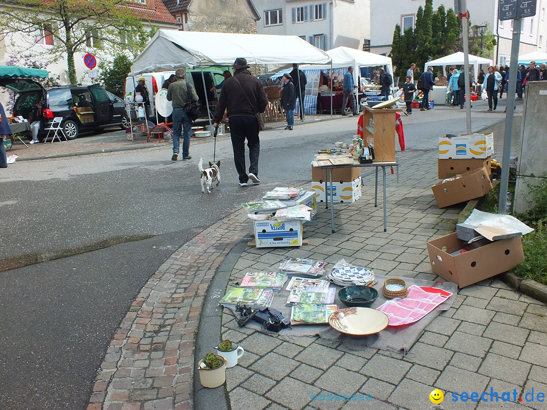 Flohmarkt in Bad-Saulgau am Bodensee, 14.05.2016