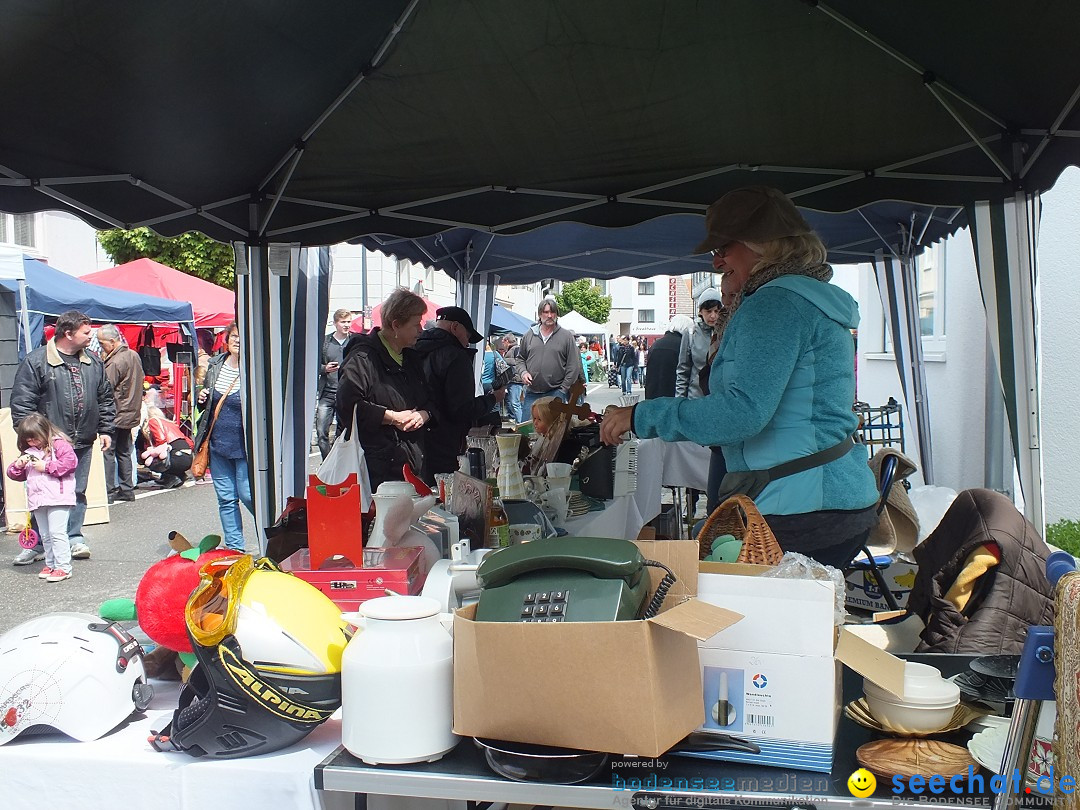 Flohmarkt in Bad-Saulgau am Bodensee, 14.05.2016